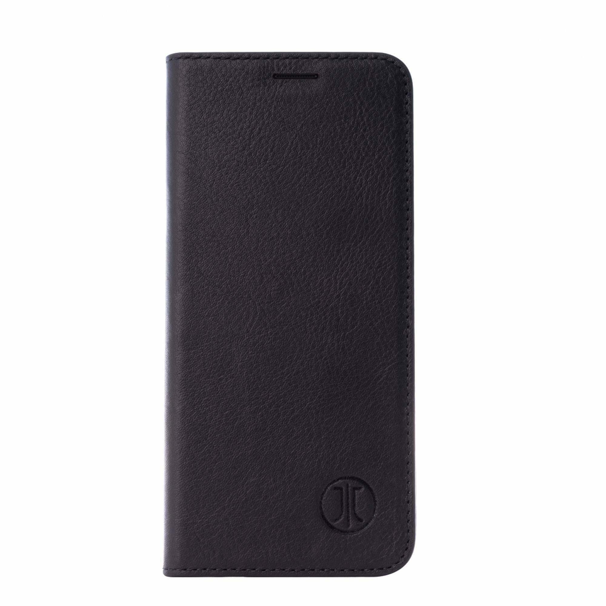 JT Berlin Echtleder BookCase Tegel für Apple iPhone 17 schwarz 11123