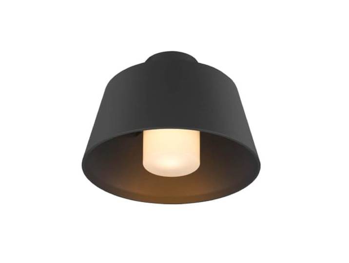 SLV Deckenaufbauleuchte 1007586 / Beleuchtung für Wände, Wege, Eingänge, LED Spot außen, Aufbau-Leuchte Outdoor, Gartenlampe, Decken-Strahler / E27 IP65 13W schwarz