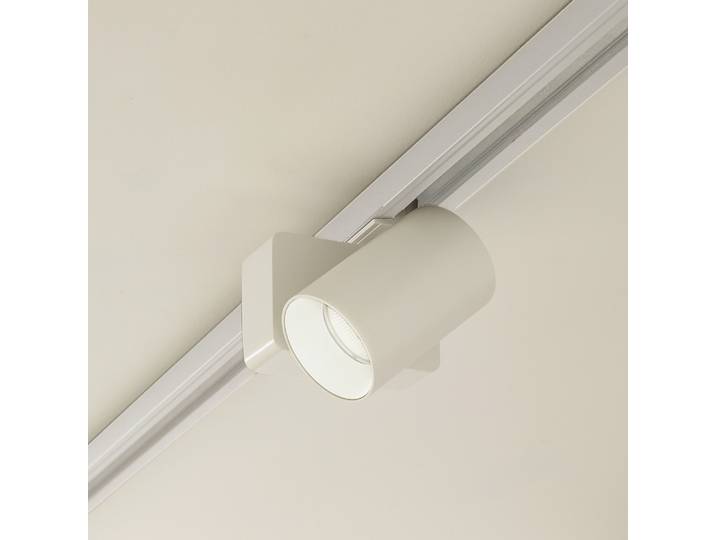 Linaro/Brinja LED Spot au rail Blanc - Lindby - Salon / séjour - Moderne - Aluminium - À ampoule unique