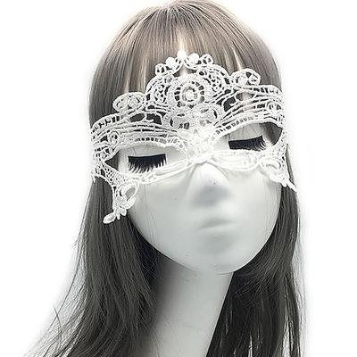 Augenmaske aus Spitze für Damen, Augenmaske für Damen, Party, Karneval, Halloween, Requisiten für Erwachsene, rot, weiß, schwarz, Tactel-Spitze, Accessoires, Maskenkostüme, Augenmaske