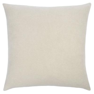 Dekokissen ZOEPPRITZ1828 "Soft-Fleece", beige (clay, unifarben), B:50cm L:50cm, Polyester, Viskose, Dekokissen_Sitzkissen_Kissenhüllen, Kissenbezug aus Fleece