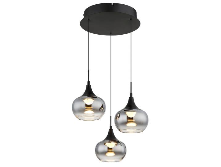 Globo Lui Suspension Led Intégrée\, Noir Mat 3000k
