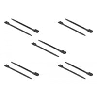 Kabelbinder mit Doppelkopf 250mm x 9mm schwarz, 10 Stück