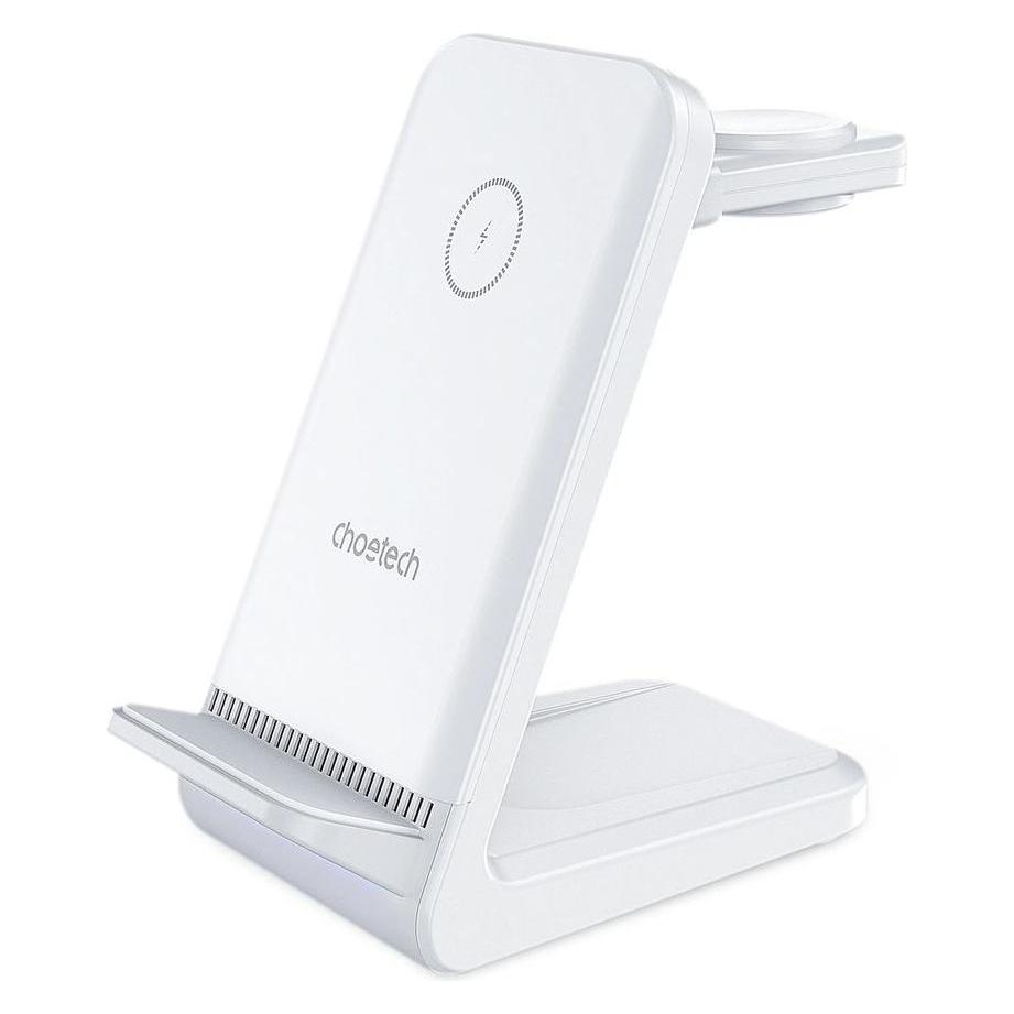 Choetech T608 15W 4in1 Induktionsladestation - Weiss (15 W) (1625572925)