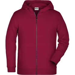 James & Nicholson Kinder Kapuzen Sweatjacke 8026K wine L