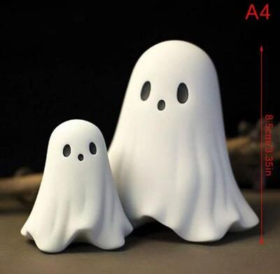 Uplift Essentials Rebel Spirit Ghost Figurine Sassy Halloween Tabletop Decor style 4