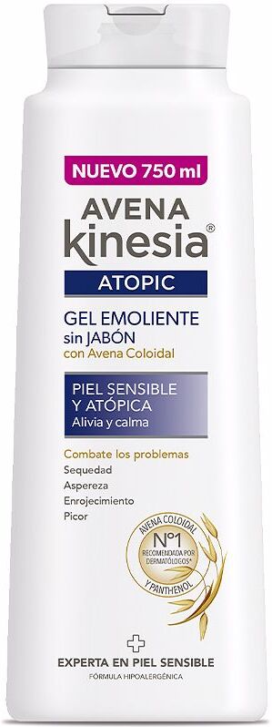 Kinesia Avena Topic gel émollient sans savon 750 ml