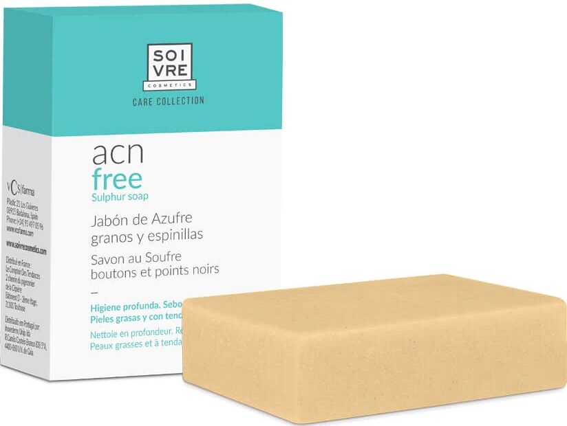 Soivre Cosmetics ACN Free Jabón de Azufre 125g