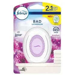 Febreze Bad Lufterfrischer Duftspender Amethyst 7,5 ml Entfernt und Schütz vor festsitzenden Gerüchen, bis 45 Tage