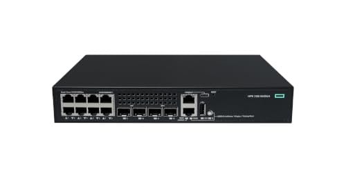 HPE NW CW 2150 8G 2F 2P Switch S6X56A met 8 poorten 10M/100M/1G en 2 SFP-poorten 1G en 2 SFP+-poorten 1G/10G
