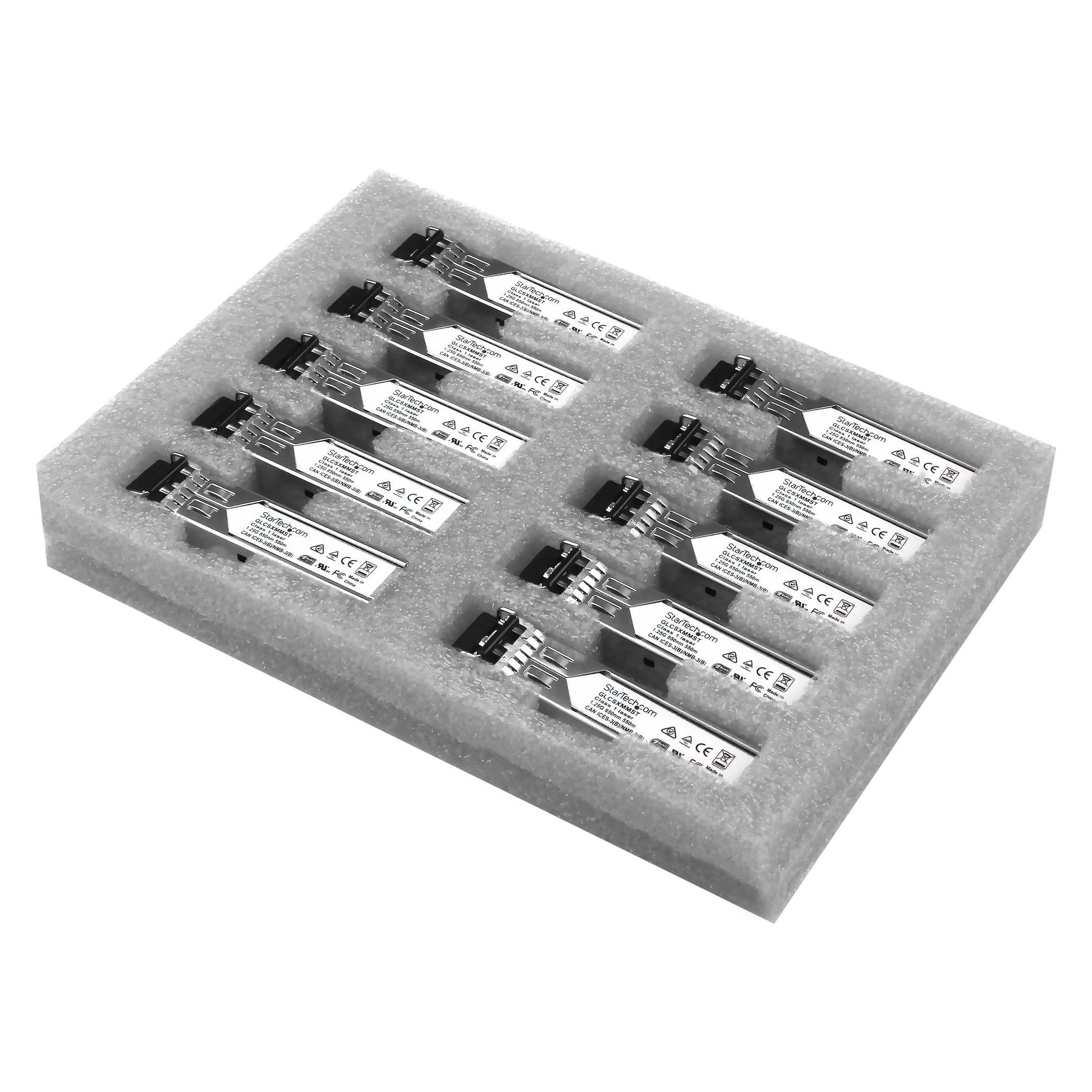 StarTech Gigabit Fiber Sfp - 10 Pack (GLCSXMM10PST)