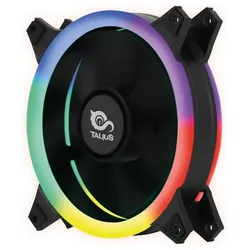 Talius Siroko Spectrum RGB (120 mm), PC Lüfter, Mehrfarbig, Schwarz