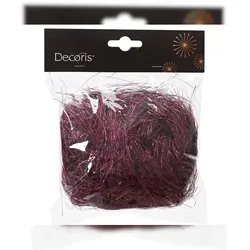 Christmas Decorations Lametta Engelshaar glatt Kunststoff 20g Feenhaar Weihnachtsdeko Christbaumschmuck Partydeko Füllmaterial für Verpackungen von Geschenken Granatapfel