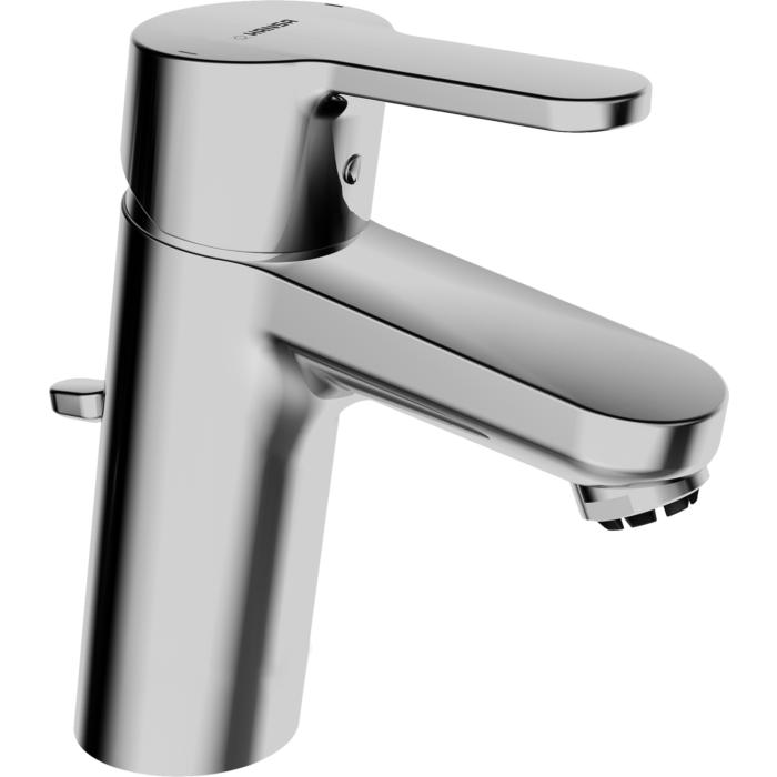 Hansa Waschtischarmatur Hansaprimo XL 49381103 chrom, Niederdruck, mit Ablaufgarnitur