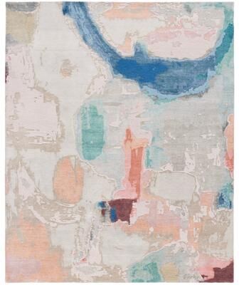 SAFAVIEH Couture Hand-Knotted Saint Tropez Aynura Modern Wool Rug