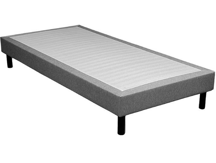 Gepolsterter Lattenrost CELESTA CONFORT KIT grau meliert 90x200cm Hart