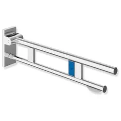 Hewi System 900 Mobiler Stützklappgriff 900.50.41340 Ausladung 900 mm, Edelstahl verchromt, links