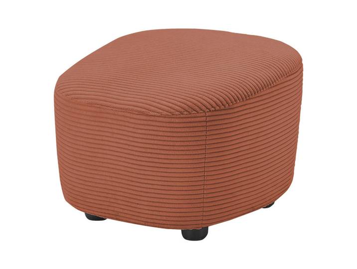 SetOne by Musterring Hocker, Orange, Kunststoff, oval, 54x41x57 cm, Stoffauswahl, Wohnzimmer, Hocker, Sitzhocker