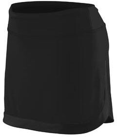 Augusta Sportswear AG2410 Women's Action Color Block Skort in Black size 2XL   Polyester/Spandex Blend 2410
