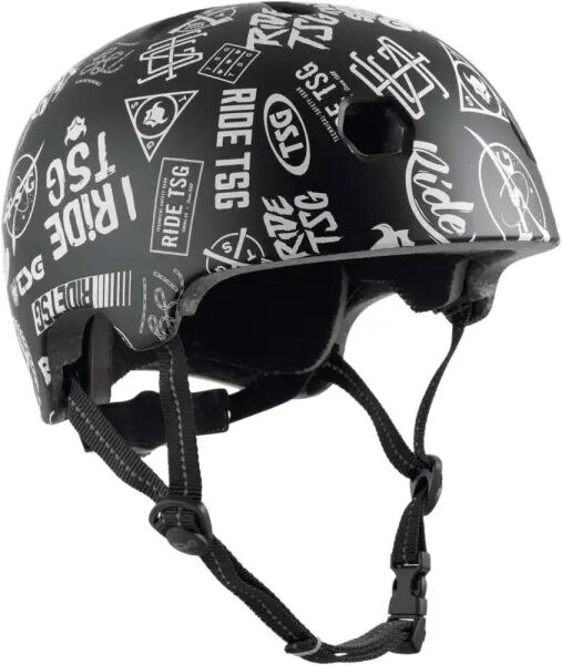 Skate Helmet TSG Meta Graphic Design (XXL - Sticky)  - Black;White - Size: 2X-Large