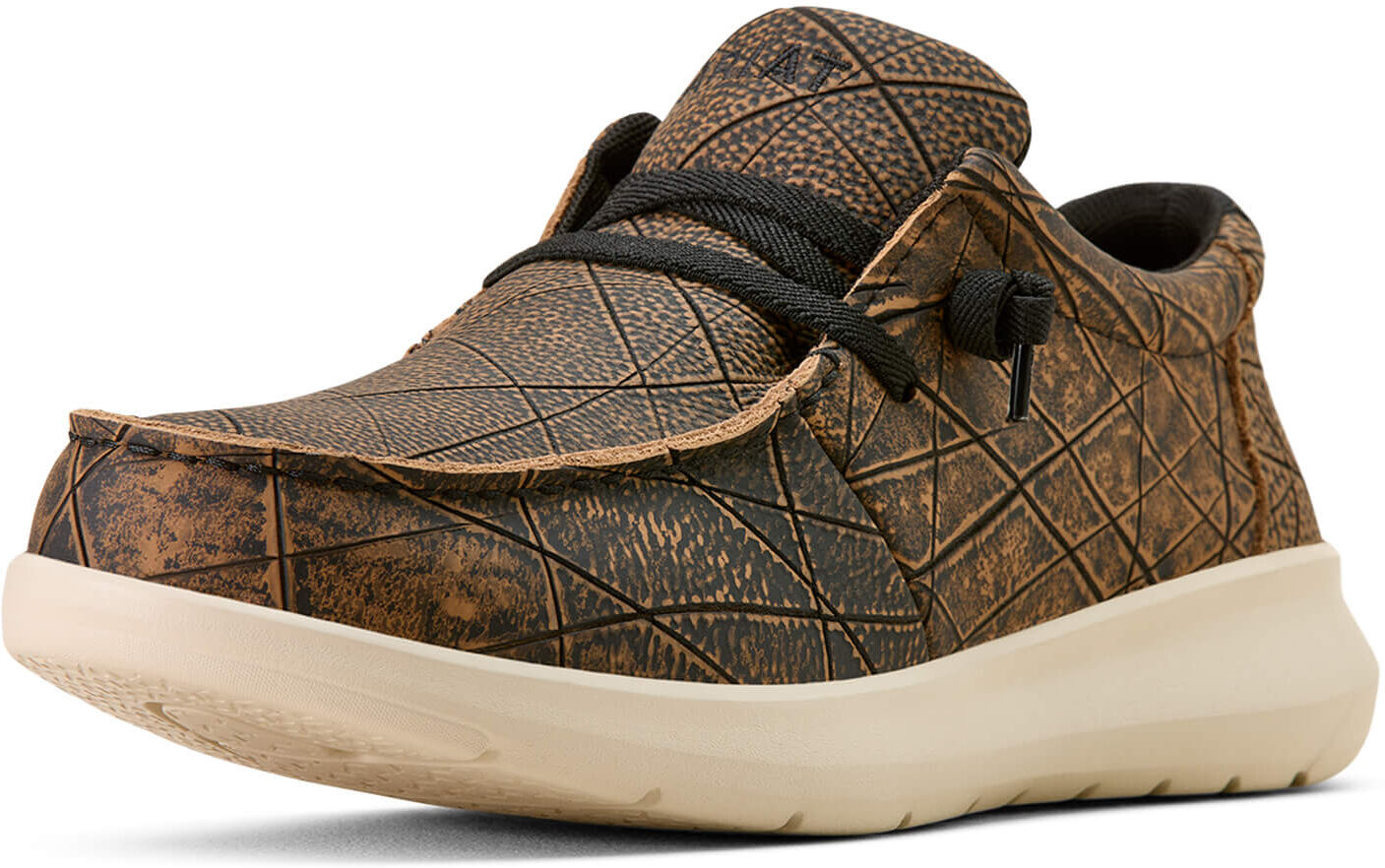Men's Hilo Shoe Casual Shoes in Worn Brown Leather, Size: 10.5 D / Medium by Ariat