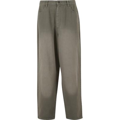Bequeme Jeans URBAN CLASSICS "Urban Classics Herren 90‘s Jeans", Herren, Gr. 32, Normalgrößen, grau (paleolive), 100% Baumwolle, unifarben, Jeans