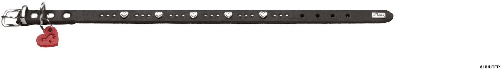 DOG SPORT HUNTER Halsband Aalborg Hearts XS (32), schwarz