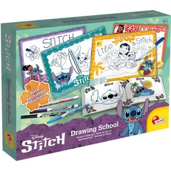 Lisciani 107575 - Disney Stitch - Zeichenschule mit parfümierten Stiften ausmalen zeichnen Kinder