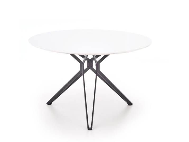 Table ronde design MDF Blanc 120cm