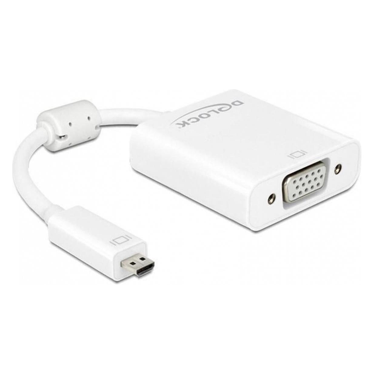 Delock Monitorkonverter Micro-D HDMI zu VGA+Audio (VGA) (65557)