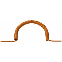 Bachmann 684.880. Kabellänge: 2,5 m, Kabelfarbe: Orange (2.50 m), Stromkabel, Orange