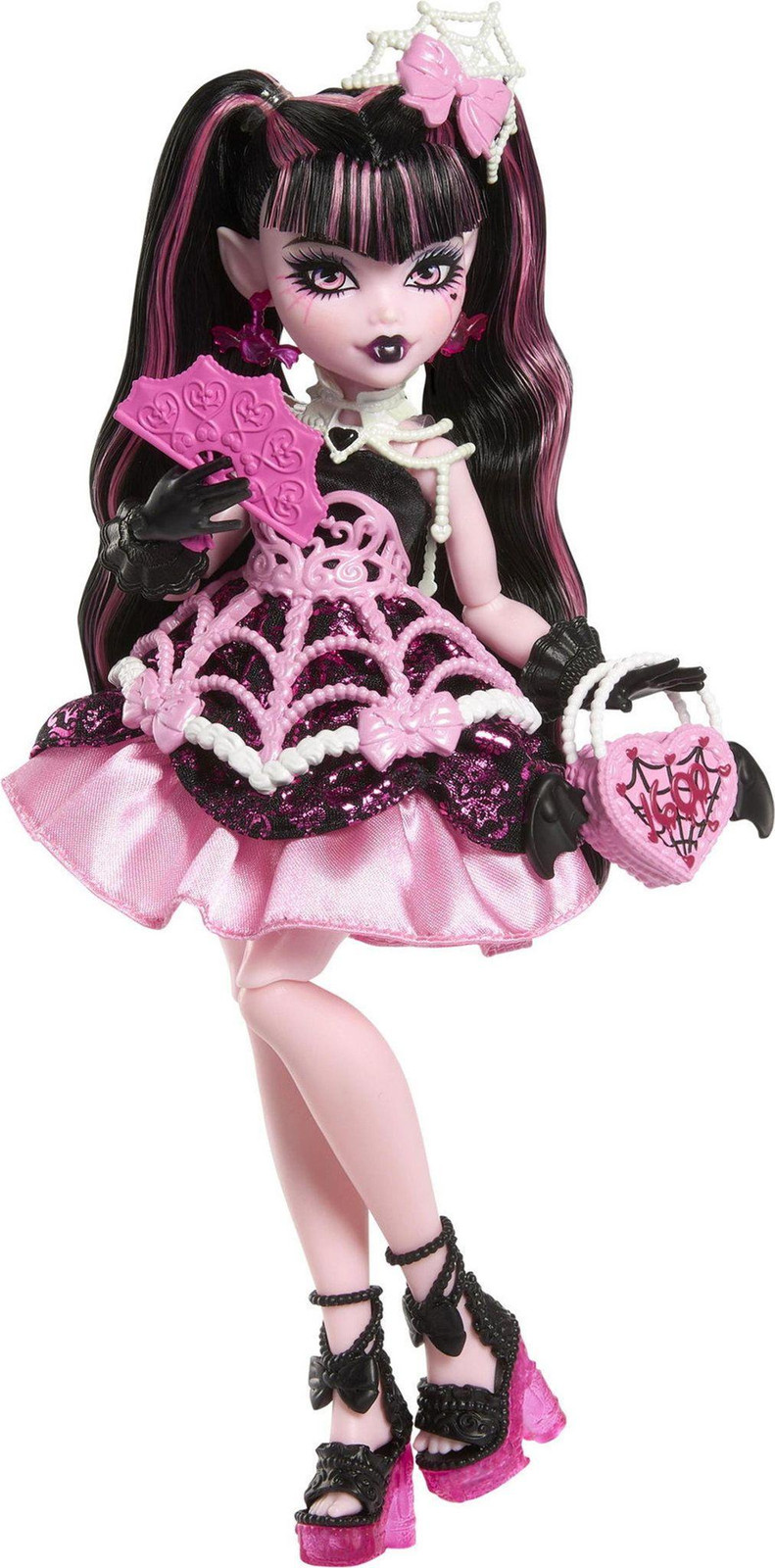 Mattel Monster High Scary Sweet verjaardagsset met Draculaura pop en feestaccessoires