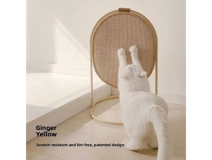 Mausu – planche à gratter debout en lin pour chat, multifonctionnelle, résistante à l'usure, planche à griffes pour chat, sans perte, fournitures pour chat