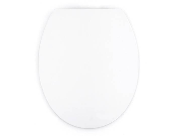 Sadena Wc-Sitz, Weiß, Kunststoff, 42.5x37.5x4.6 cm, Deckel mit Absenkautomatik, passend für alle handelsüblichen WCs, Badezimmer, WC Ausstattung, WC Sitze