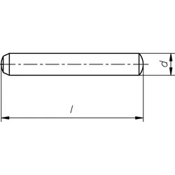 Fuchs+Sanders Zylinderstift 1658/000/01 12x120