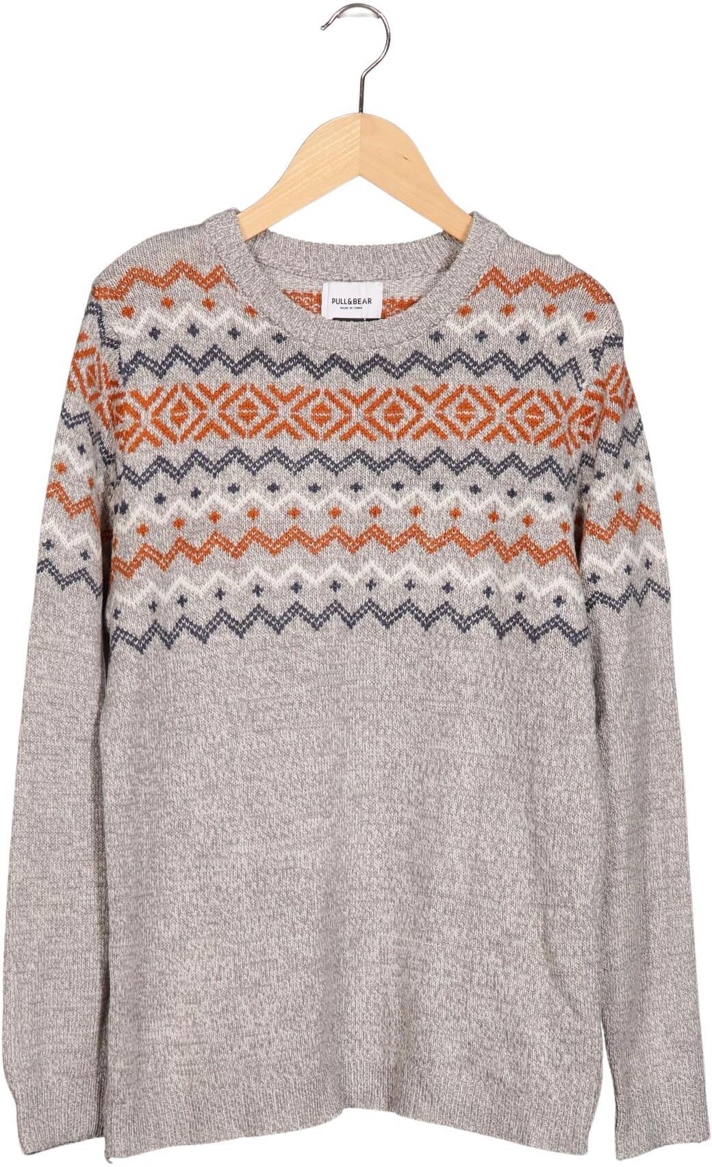 Pull & Bear Damen Pullover, Grau, Gr. M, Synthetik - Second Hand