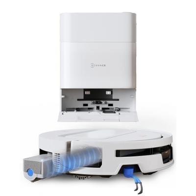 ECOVACS Nass-Trocken-Saugroboter "DEEBOT T90 MAX PRO", weiß, B:35,3cm H:9,5cm T:35,1cm, Saugroboter, 40.000 Pa + 16,45L/s Luftstrom, Wischwalze, All-in-One Station