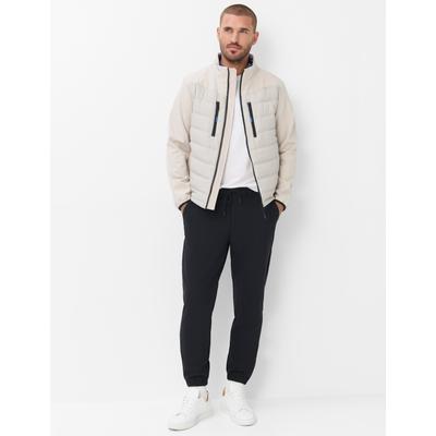 Chinohose BRAX "Style PHIL", Herren, Gr. 36, Länge 34, schwarz, Web, 88% Polyamid, 12% Elasthan, Hosen Chinohose, Performance: Jogpants im Tapered Fit