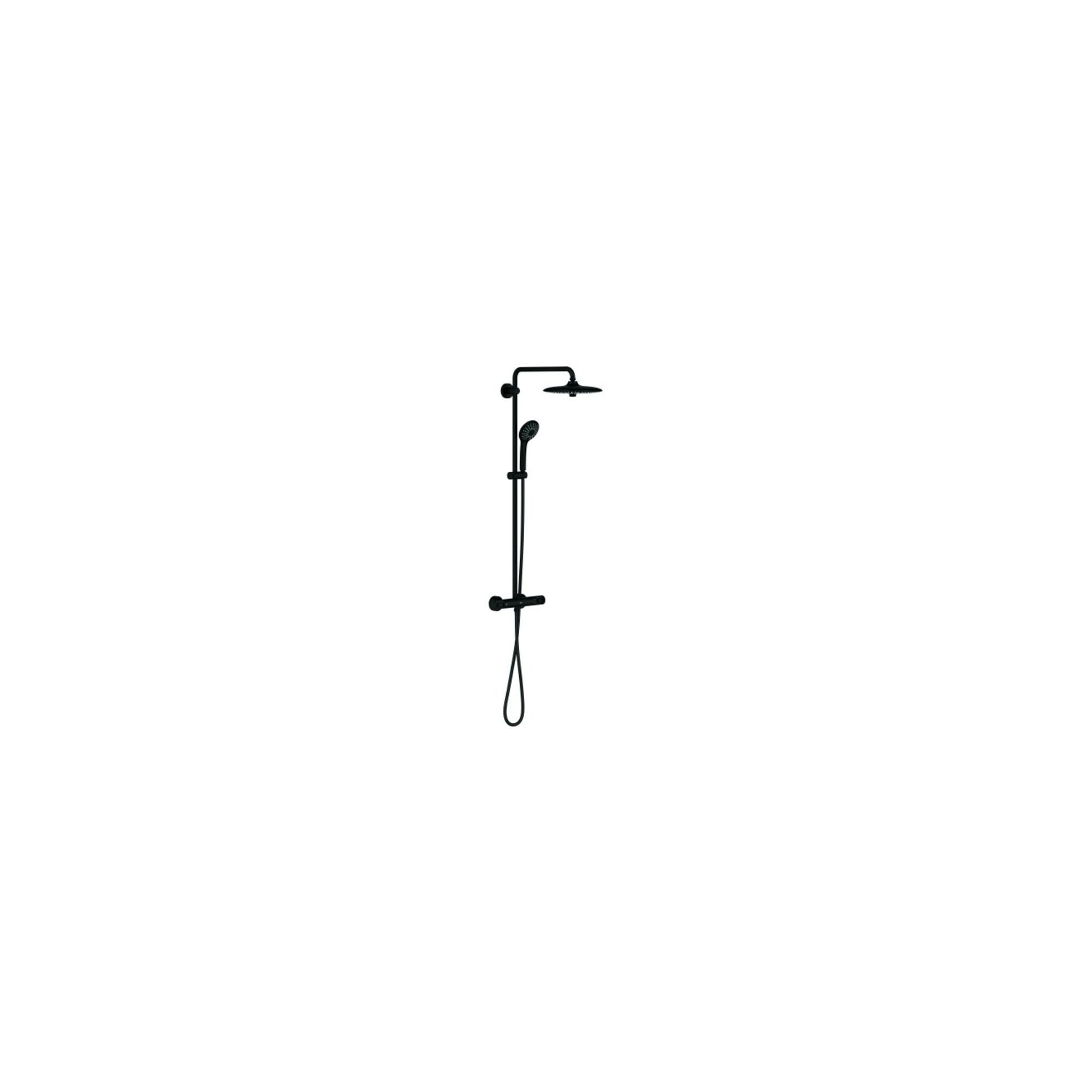 Grohe Duschsystem Euphoria 260 AP-Thermostat, Wandmontage, phantom black (27615KF2)