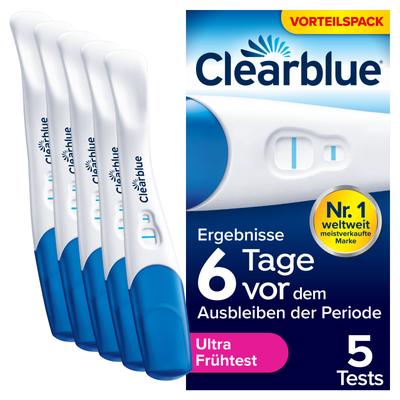Clearblue Schwangerschaftstest frühe Erkennung 5 St Test