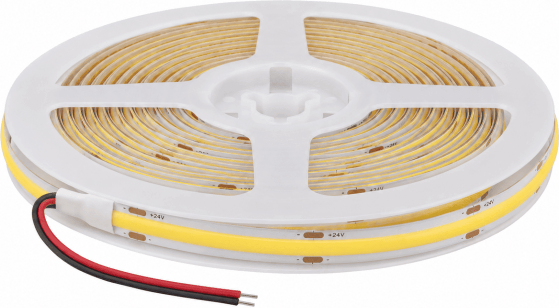 Silumen Ruban LED COB 10m 24V IP20 504LED/m 5.8W/M CRI90 - Blanc Chaud 2300K - 3500K