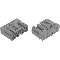Wago 770-854/011-000/062-000 Stecker für Leiterplatten,abgewinkelt,4-polig,grau 770854011000062000  - 50 Stück