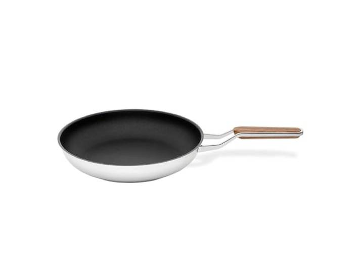 Zepter Cookart ZEST Bratpfanne 28 cm Ø – 316L Edelstahl, C3+ PEEK Antihaftbeschichtung, fettarmes Braten ohne Öl, Induktion & Glaskeramik, Premium Qualität IF-FP28T