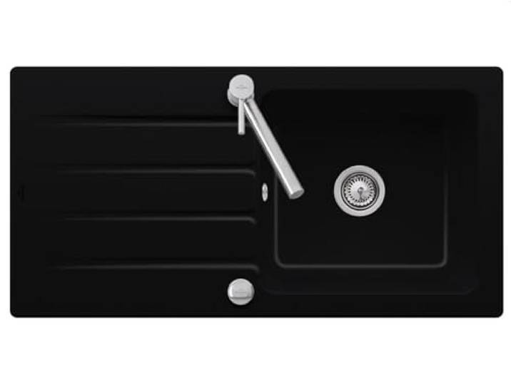 Villeroy & Boch Architectura 60-3360 02 J0 Chromit Keramikspüle Excenterbetätigung