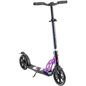 Six-Degrees Scooter 205, Special-Edition, Aluminium, neochrome, ab 8 Jahre, mit Ständer, klappbar, höhenverstellbar 77-102 cm