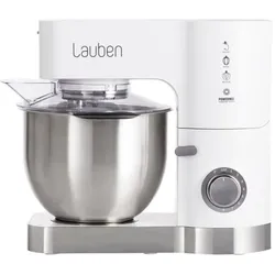 Lauben 1200WT Küchenmaschine, Küchenmaschine, Silber, Weiss
