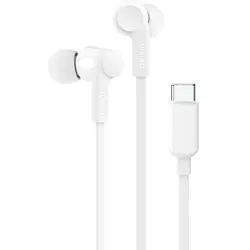 Belkin SoundForm Kabelgebundener In-Ear-Kopfhörer mit USB‐C-Anschluss, weiß