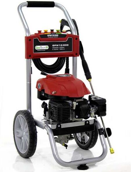 GeoTech GPW 10/200 - Nettoyeur haute pression thermique - 228 bar - 568 L/h - Moteur Ducar DV196