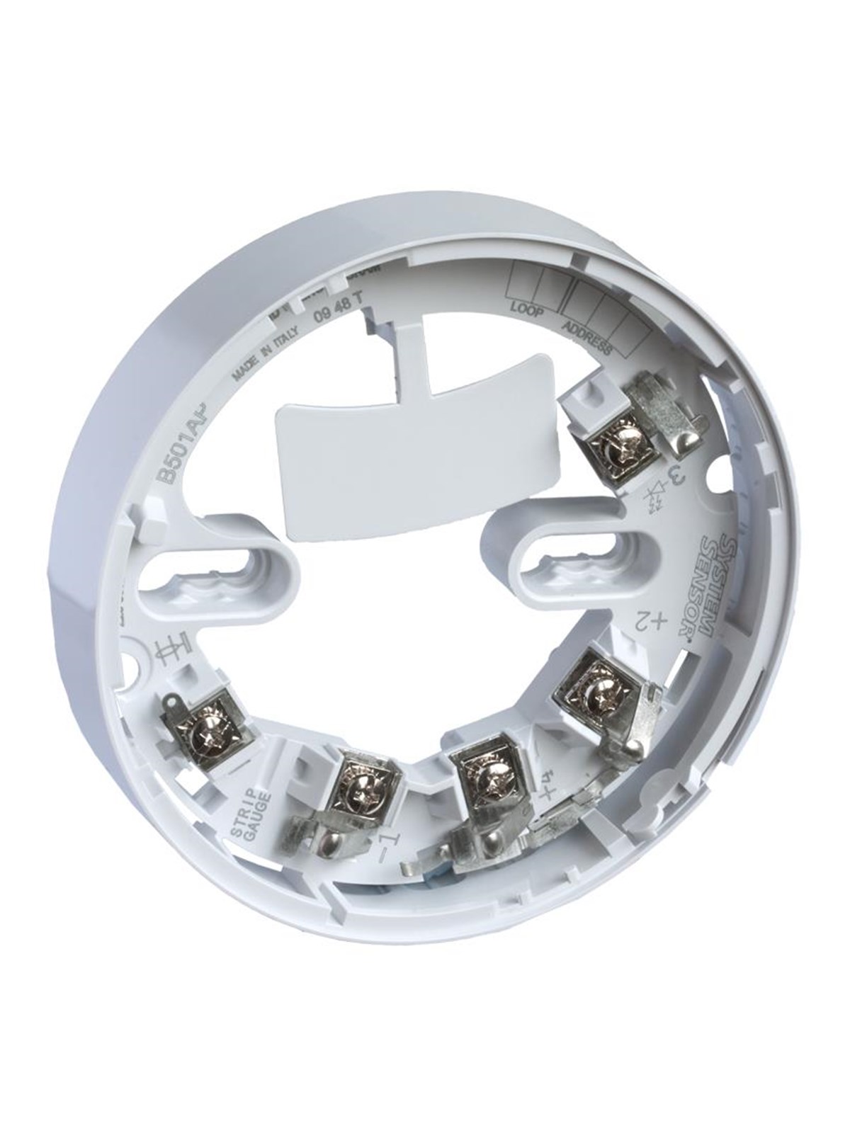 ESMI Standard detector base white b501ap-w