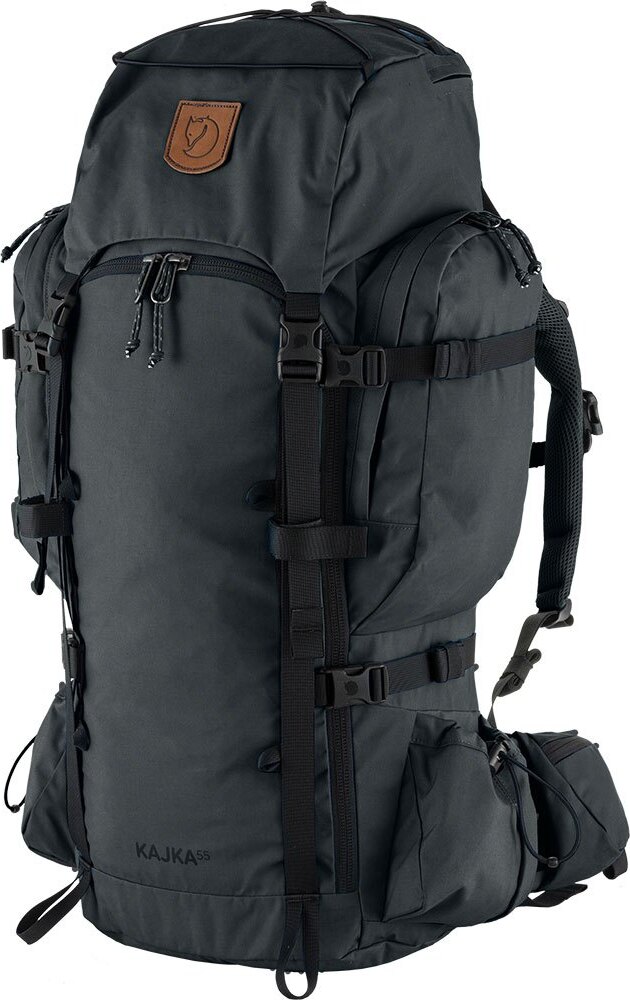 Fjällräven Kajka 55l Rucksack Schwarz Schwarz One Size